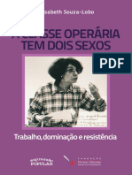 A Classe Operária Tem Dois Sexos_ Trabalho, Dominação e Resistência - Elisabeth Souza-Lobo (Expressão Popular)