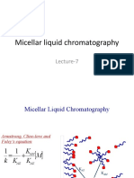 Micellar Liquid Chromatography: Lecture-7