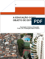 Educação Como Objeto de Estudo Sociológico2