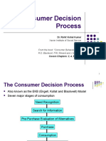 The Consumer Decision Process: Xavier Institute of Social Service