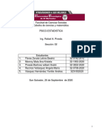 Ejercicios de Estadisica 4 Eavaluacion PDF