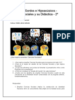 Qué Implica Enseñar Ciencias Sociales. AGUILERA D.