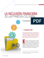 Inclusión financiera de las PYMES en Colombia