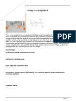 Acetyl Hexapeptide-8: Superioritaya Professional Peptide Manufacturer in China