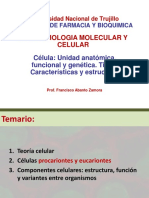 CLASE Célula, Unid - Anatomica, Funcional, Y, Genética BIOLOGIA FAZ