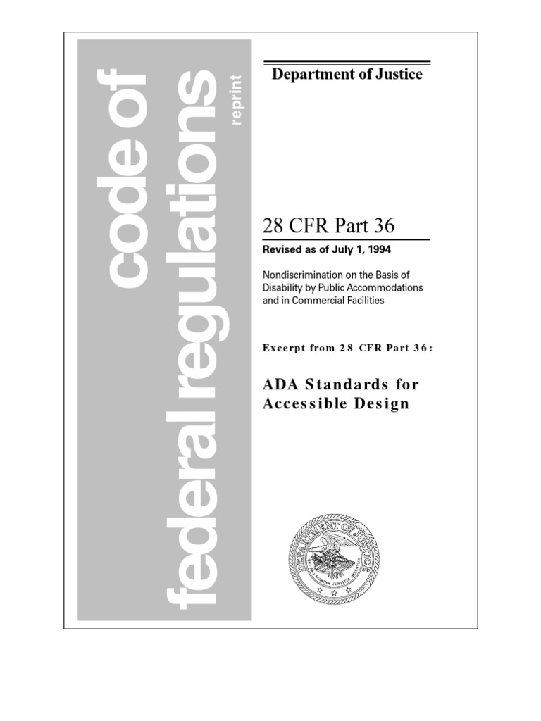 ADA Design Standards | PDF