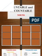Lesson 7 - Countable and Uncountable Nouns