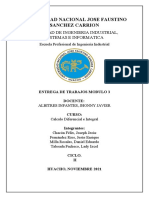 Entrega de Trabajos Del Modulo 3 de Calculo Diferencial e Integral - Grupo 03