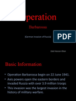 Operation Barbarossa: Germany's Failed Invasion of Russia