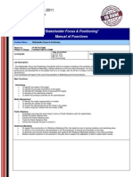 Stakeholder Focus & Positioning (MoF)
