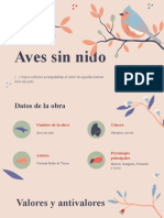 Informe de Lectura - Aves Sin Nido