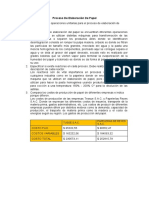 Proceso de Elaboración de Papel