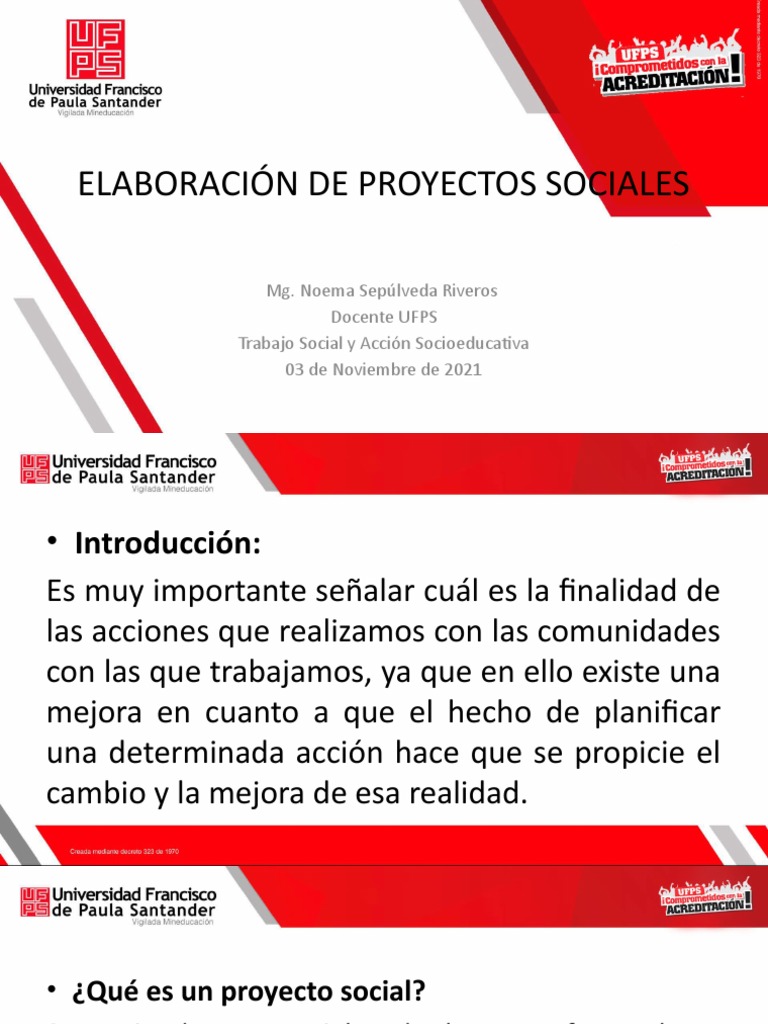 Pasos para Elaborar Proyectos Sociales | PDF | Planificación