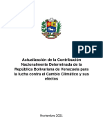 Contribucion Venezuela Contra El Cambio Climatico 2021