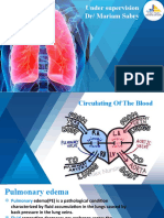 Under Supervision DR/ Mariam Sabry: Ulmonary Dema