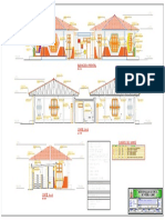 ARQUITECTURA AULAS INICIAL  ELEVACIONES A1