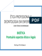 Nova Aula Ética Profissional e Deontologia em Enfermagem 07.06.2019