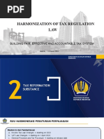 Harmonization of Tax Regulation Law Simplifies Taxes