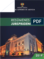 Resumenes de Jurisprudencia 2019