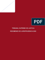 Resumenes de Jurisprudencia 2020