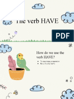 The Verb To Have