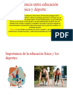 La Diferencia Entre Educación Física y Deporte