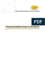 Programme Master Gestion Durable Des agroÃ©cosystÃ Mes Horticoles - Docx .Docx Site GEDAH