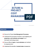 Project Cost Management Processes