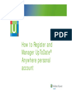 UpToDate Anywhere Registration Guide - English