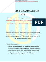 English Grammar For PTE