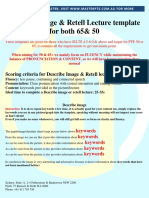 Scoring Criteria For Describe Image & Retell Lecture