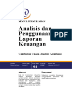 Modul 04. Gambaran Umum Analisis Akuntansi