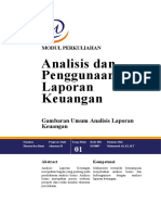 Modul 01. Gambaran Umum Analisis dan Penggunaan Laporan Keuangan