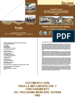 Documento Guiia, Implementacion y Funcionamiento Del Programa Municipal Suyana