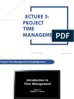 Project Time Management Lecture