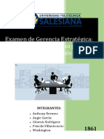 Gerencia Estratégica - Examen.