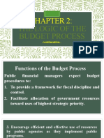 Chapter 2.2 the Logic of the Budget Process - Cont.