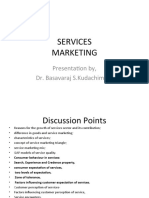 Services Marketing: Presentation By, Dr. Basavaraj S.Kudachimath