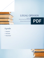 Bahan Ajar Legal Opinion