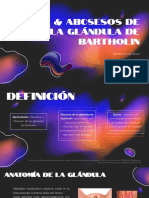 Quistes y Abscesos Bartholin Presentación Ginecologia PDF