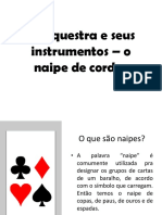 A Orquestra e Seus Instrumentos - o Naipe de Cordas