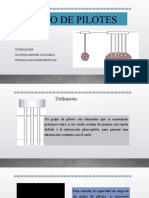 Eficiencia de grupos de pilotes en diferentes tipos de suelo