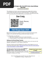 How To Create Badges With A Vcard QR Code Using OnMerge Barcodes