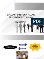 Evaluasi Dan Pemantauan Program Penyuluhan