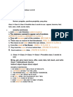 Structure in English Final Exam