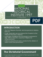 National Historical Institute 1997