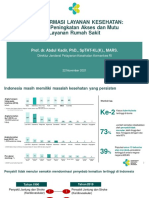 Prof. Dr. Abdul Kadir, Ph.D. SP - THT-KL (K) M.A.R.S. - Strategi Peningkatan Mutu Dan Akses Layanan Rujukan