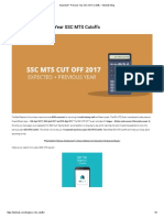 Expected + Previous Year SSC MTS Cutoffs - Testbook Blog