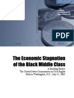 Economic Stagnation of The Black Middle Class: U.S. Commission On Civil Rights