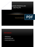 Pendahuluan Ilmu Politik